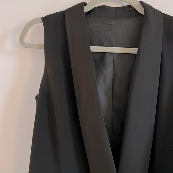 BA&SH Black Tuxedo Dress - Picture 4 of 7